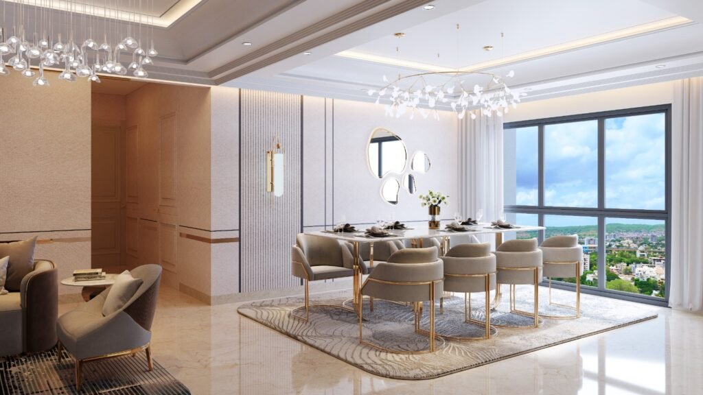 Palatial penthouse